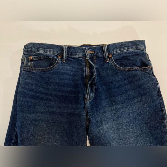 Gap Jeans Men's 34X30 Blue Indigo Denim Straight Taper Gap Flex Casual - Picture 4 of 12